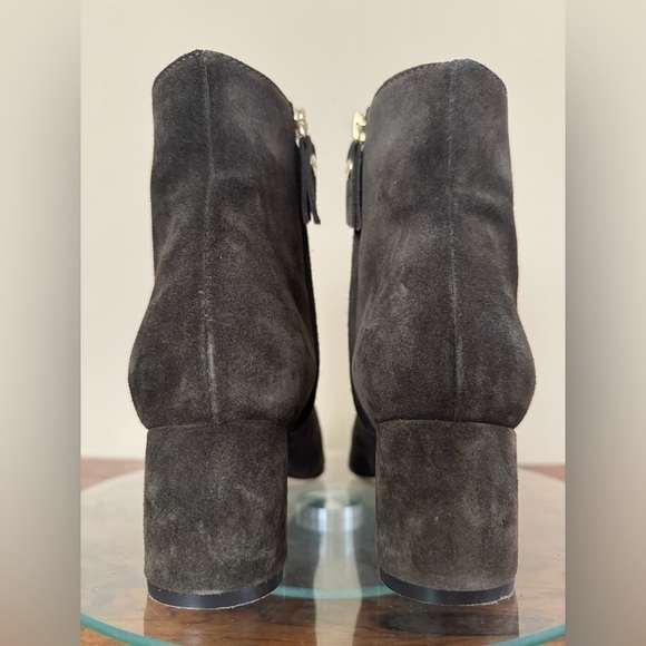 AGL Suede Block Heel Ankle Boot - Picture 10 of 16